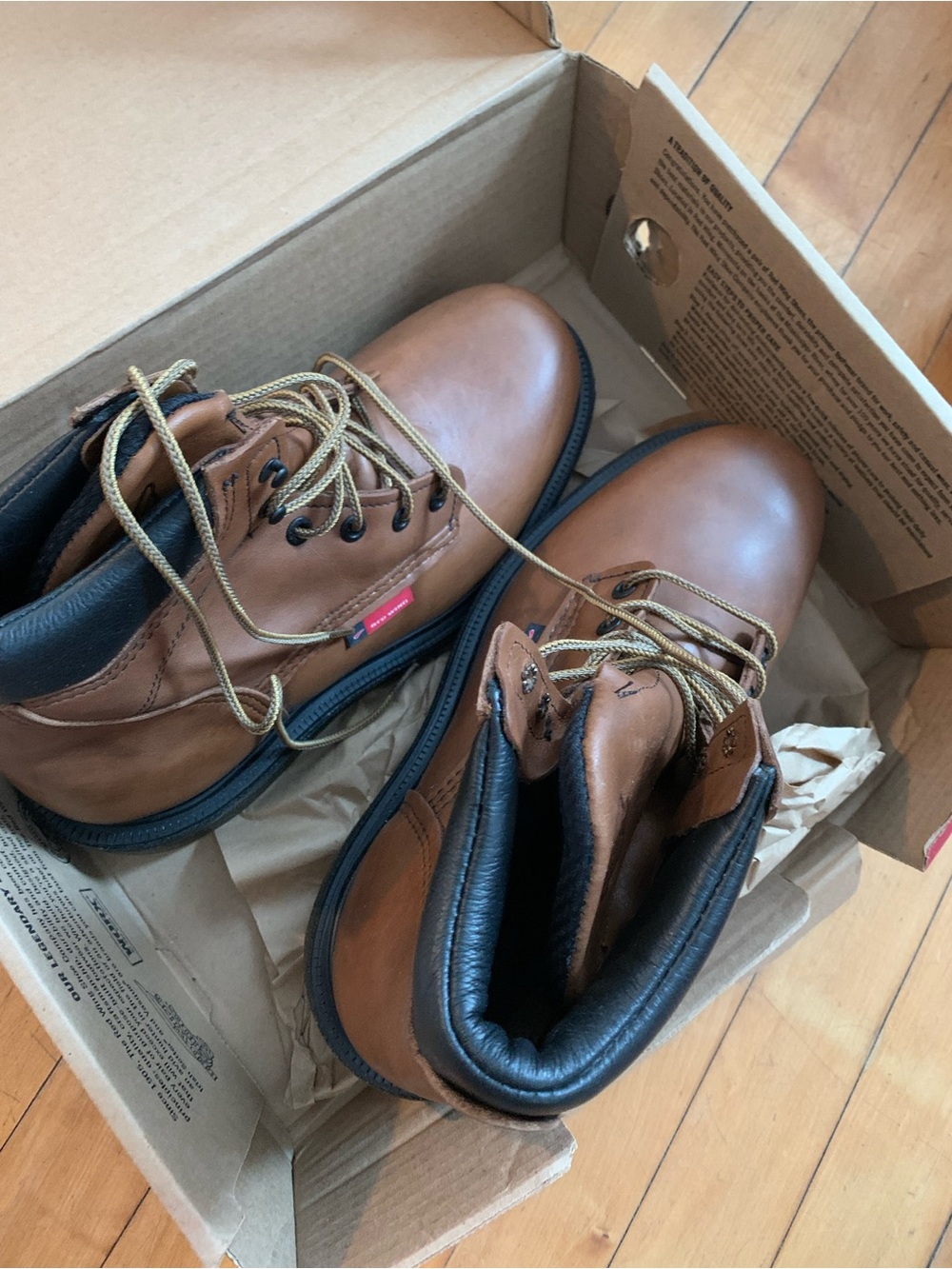 OLD STOCK Redwing 676 6'' Electrical Hazard (Men's) - Brown  8EE NWT Read!